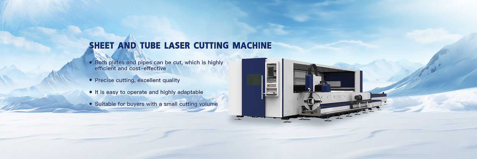 SHEET AND TUBE LASER CUTTING MACHINE